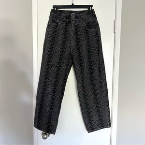 JOIE Snake Print Denim Jean - Size 27